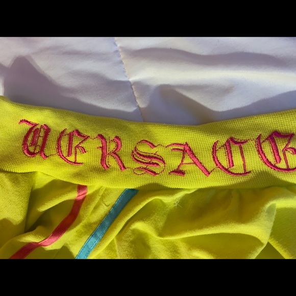 Women’s Versace Jeans Couture Neon Shirt Hoodie - Picture 3 of 7